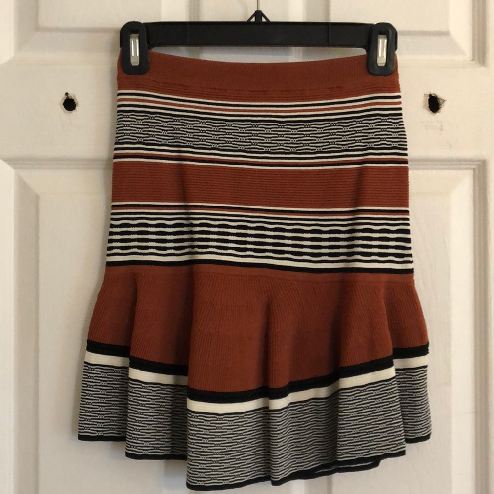 Sandro Paris striped mini skirt size 1